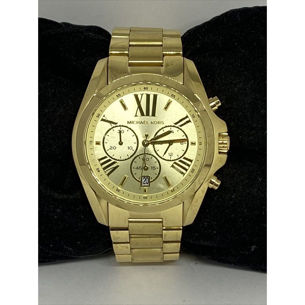Michael Kors Bradshaw MK5605 Womens Stainless Steel Analog Dial Wrist Watch RQ35 - Picture 3 of 12